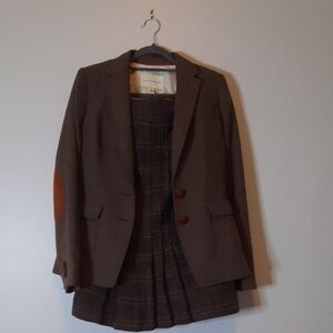 Banana Republic Brown Blazer and Skirt Bundle